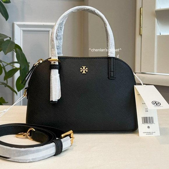 🔥NeW! Tory Burch Emerson Dome Top Handle Satchel - Picture 8 of 10